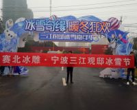 寧波三江觀邸冰雕節「賽北冰雕」