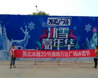 淮南萬達廣場冰雕節「賽北冰雕」