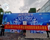 棗莊碧桂園翡翠瀾灣冰雕節(jié)「賽北冰雕」