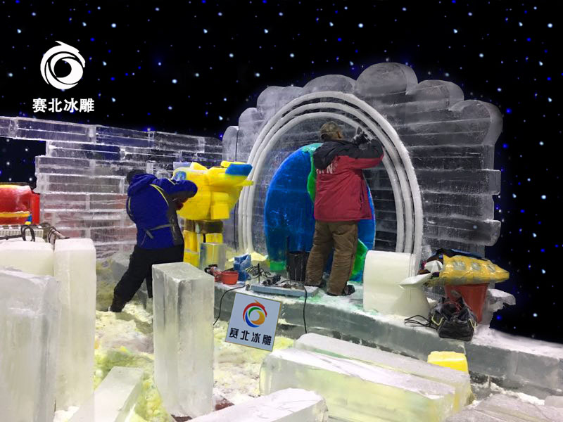 室內冰雕展施工流程