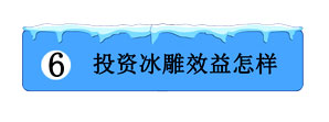 投資冰雕效益怎樣 投資冰雕效益怎樣